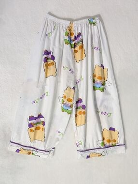 ❤️ Pajama Pants with Cartoon Print Little Bee